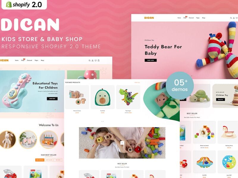 Dican - Kids Store & Baby Shop Shopify 2.0 Theme