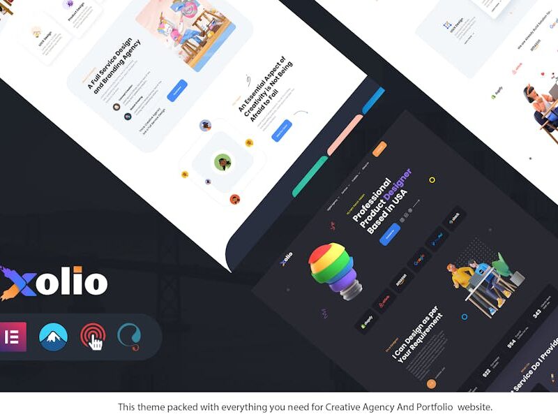 Xolio - Creative Agency & Portfolio WordPress Them