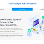 Elementor Tabs addon, widget Elementor Tabs addon, widget