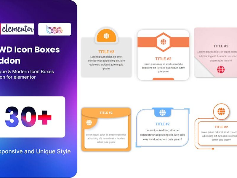 Icon Box addon for elementor