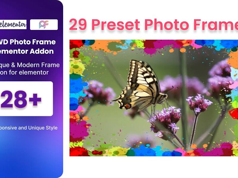 Photo Frame Addon For Elementor