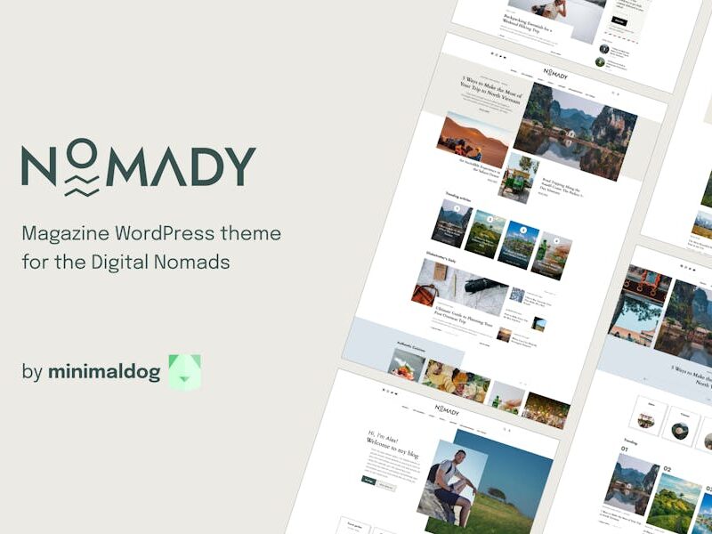 Nomady - Magazine Theme for Digital Nomads