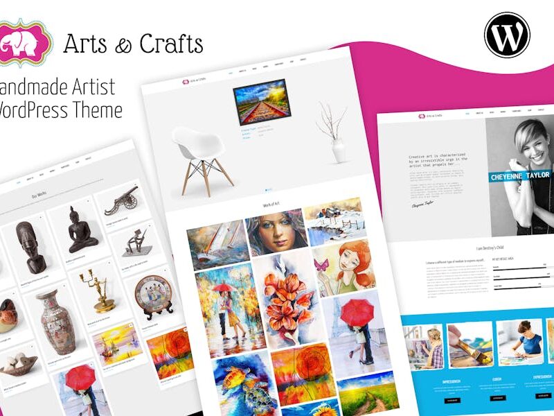 Crafts & Arts - Handmade Artist WordPress