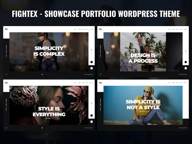 Fightex - Showcase Portfolio WordPress Theme