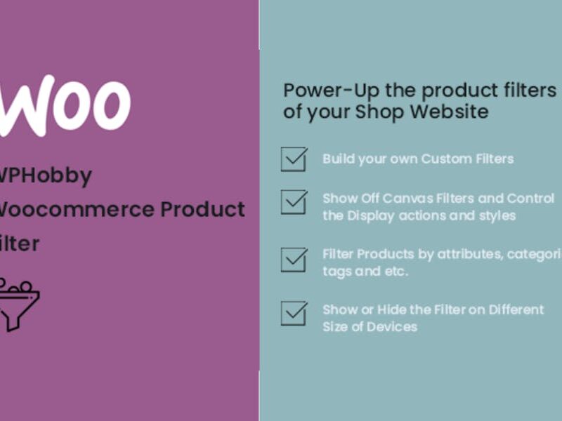 Advanced WooCommerce Product Filter