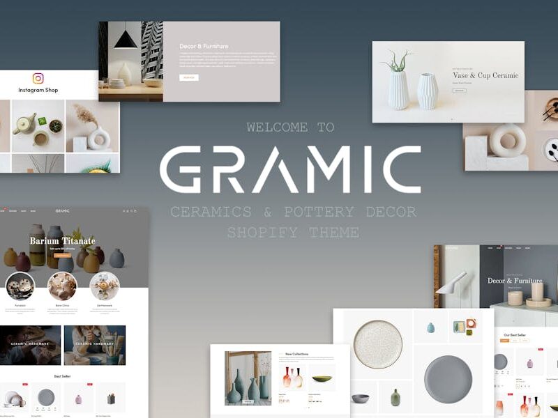 Gramic - Ceramics & Pottery Decor Shopify Theme