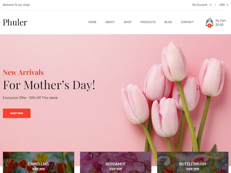 Phuler - Flower Shop Shopify Theme