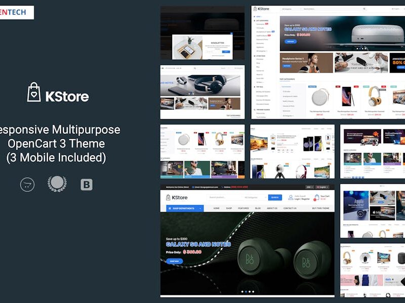 KStore - Multipurpose OpenCart 3 Hi-Tech Theme