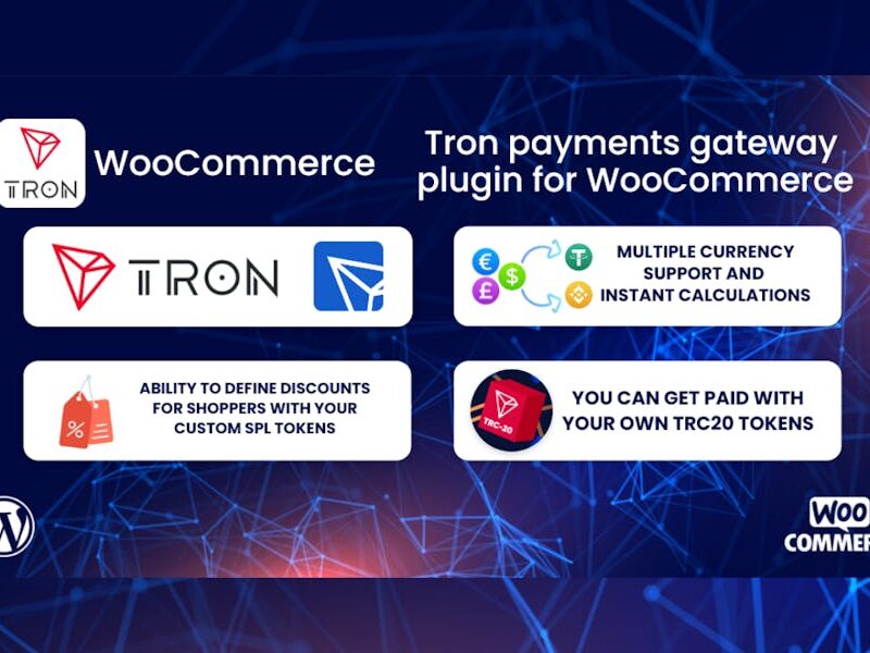 TronPay WooCommerce - Tron payments gateway plugin