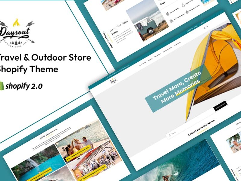 Daysout - Travel & Outdoor Store Shopify Theme