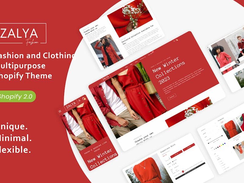 Zalya - Clothing and Fashion Shopify Theme