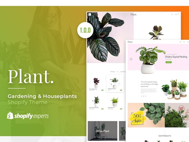 Plant - Gardening & Houseplants Shopify Theme