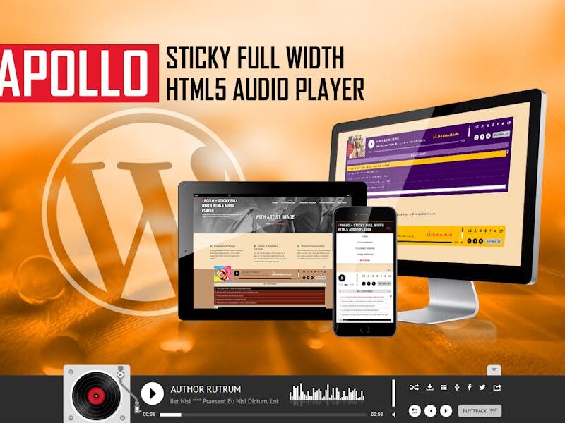 Apollo - Sticky Full Width HTML5 Audio Player