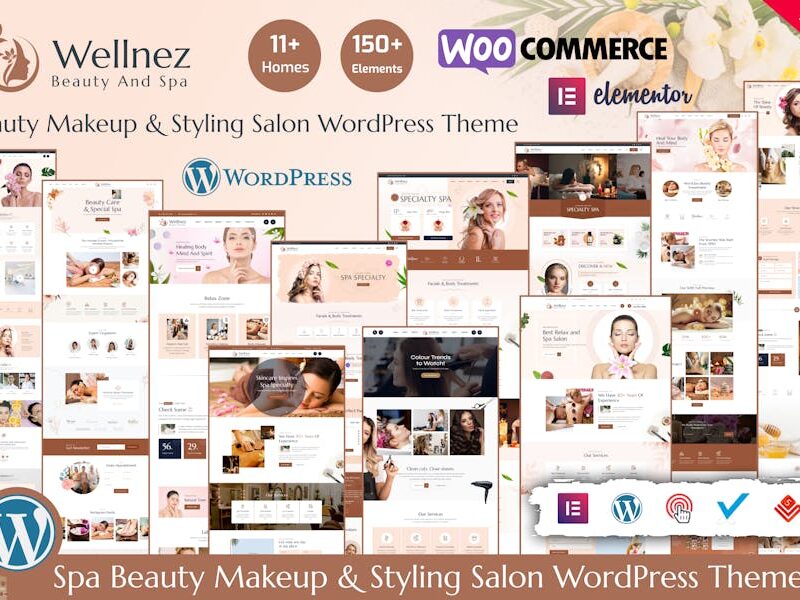 Wellnez – Beauty Spa Wellness WordPress Theme