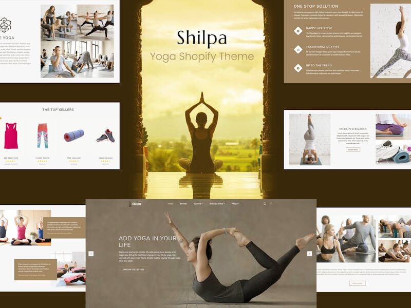 Shilpa - Yoga Store & Fitness Shopify Theme