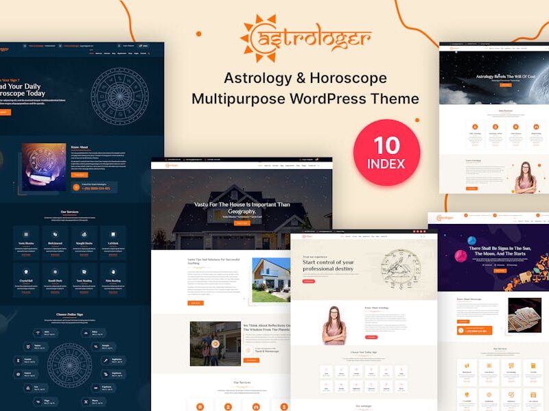 Astrologer - Horoscope & Palmistry WordPress Theme