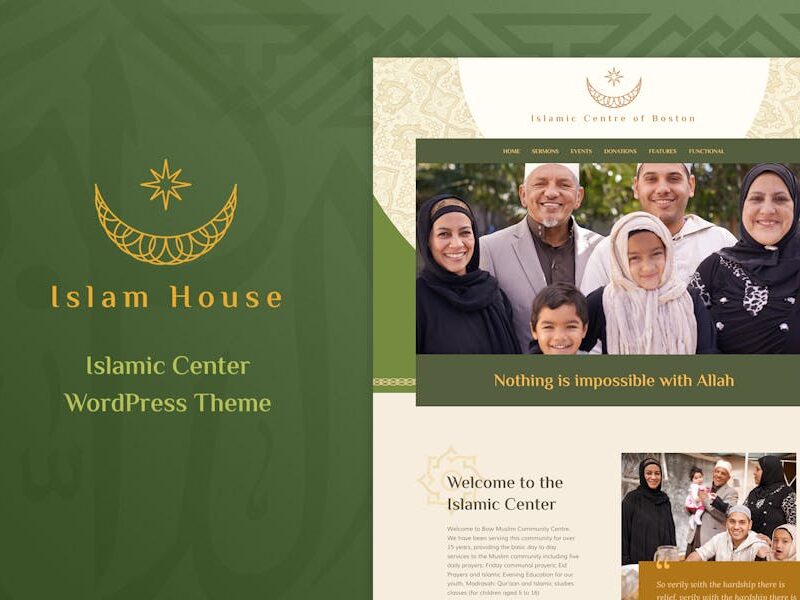 Islam House - Mosque and Religion WordPress Theme