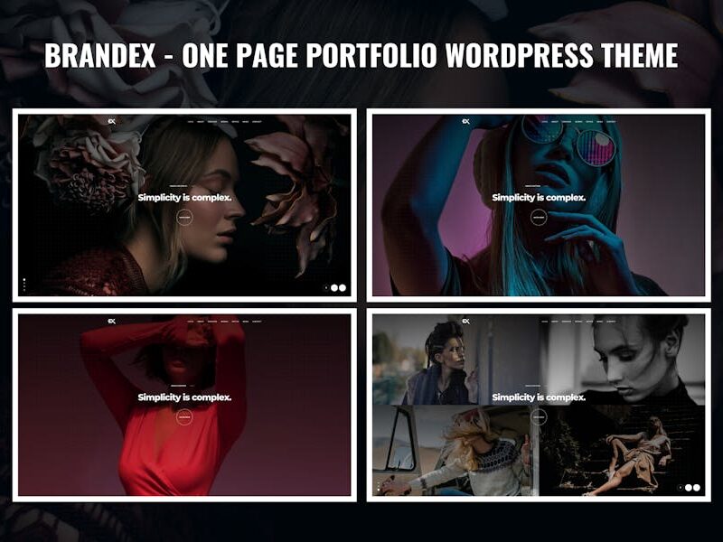 Brandex - One Page Portfolio WordPress Theme