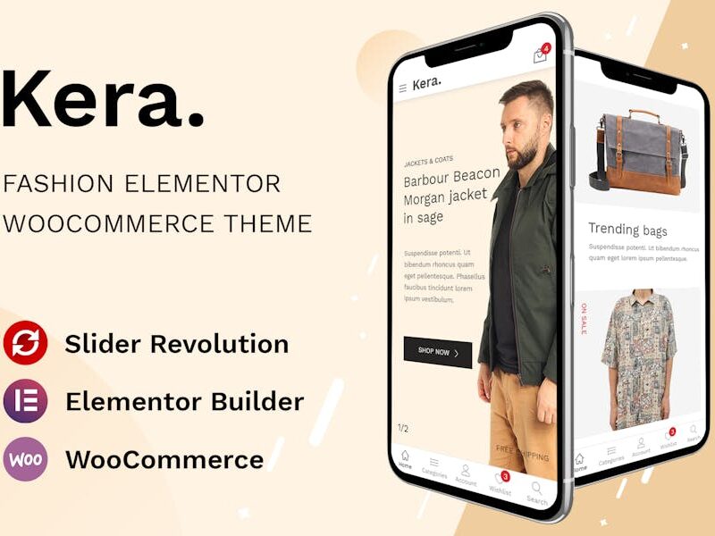 Kera - Fashion Elementor WooCommerce Theme