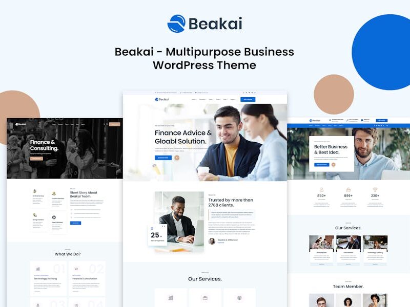 Beakai - Multipurpose Business WordPress Theme