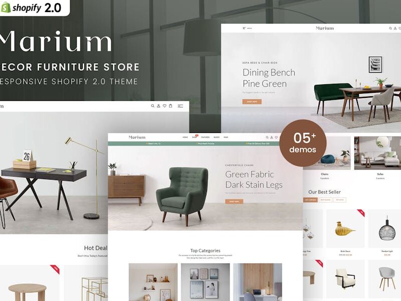 Marium - Decor Furniture Store Shopify 2.0 Theme