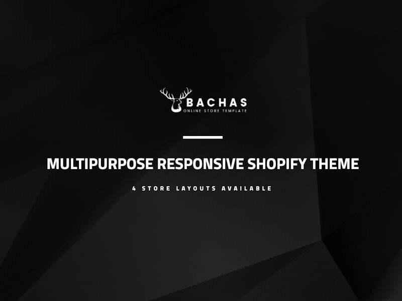 Bachas - Sectioned Multipurpose Shopify Theme