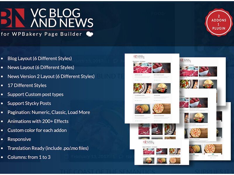 Blog and News Addons for WPBakery Page Builder WP