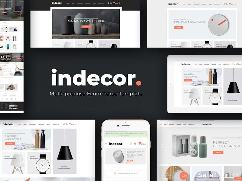 Indecor - Clean & Minimal Opencart Theme