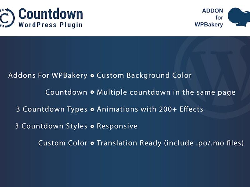 Countdown - Addons for WPBakery Page Builder