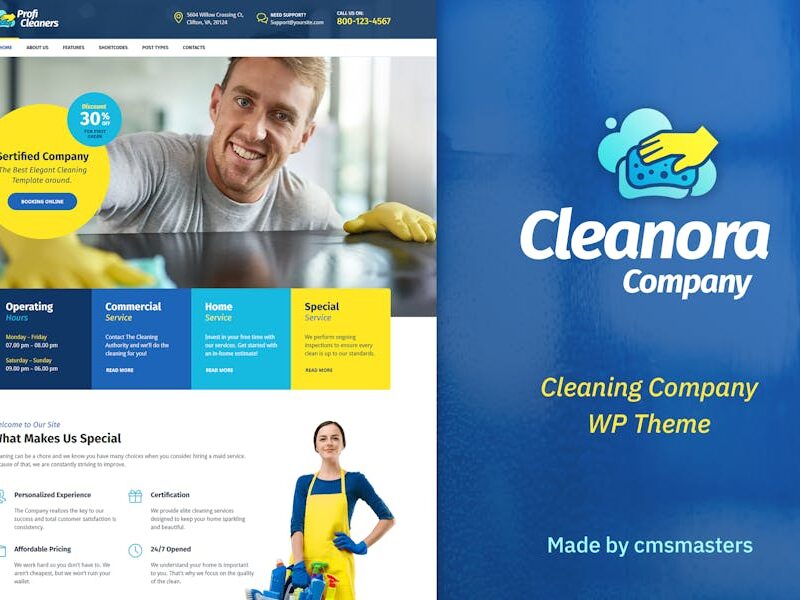 Cleanora - Cleaning Services Theme