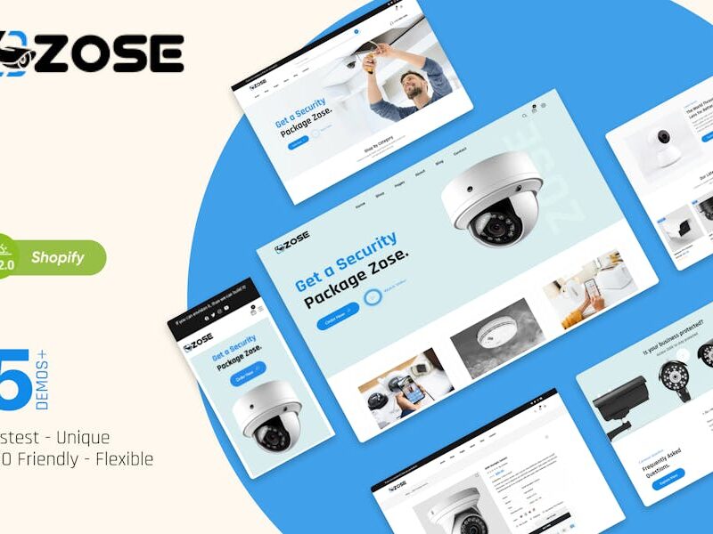 ZOSE - CCTV Security & Electronics Shopify Theme