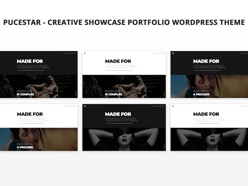 Pucestar - Creative Showcase Portfolio WordPress