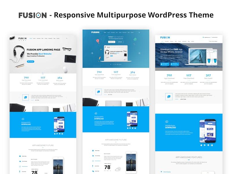 Fusion – Responsive Multipurpose WordPress Theme