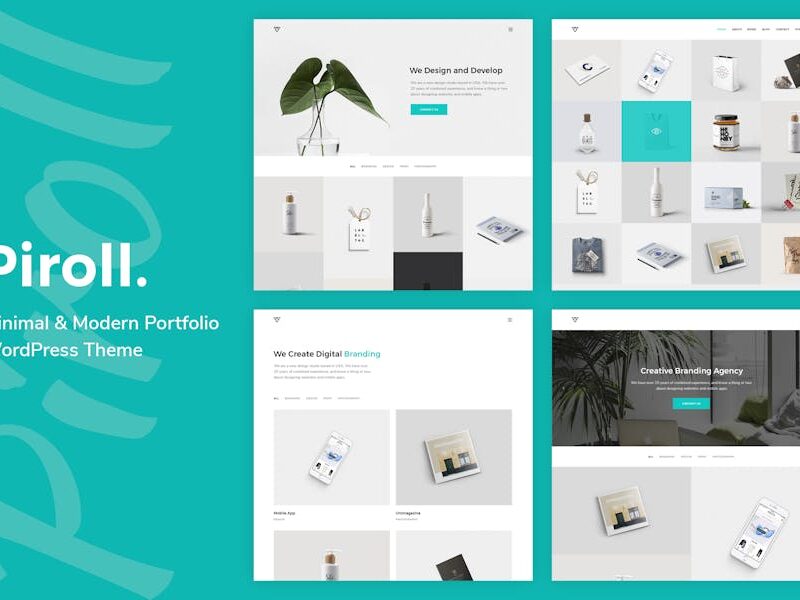 Piroll - Portfolio WordPress Theme