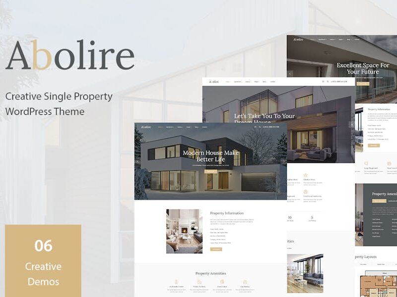 Abolire - Single Property WordPress Theme