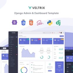 Veltrix – Django Admin & Dashboard Template
