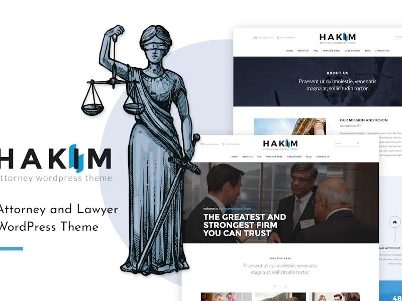 Hakim | Attorney and Lawyer WordPress Theme