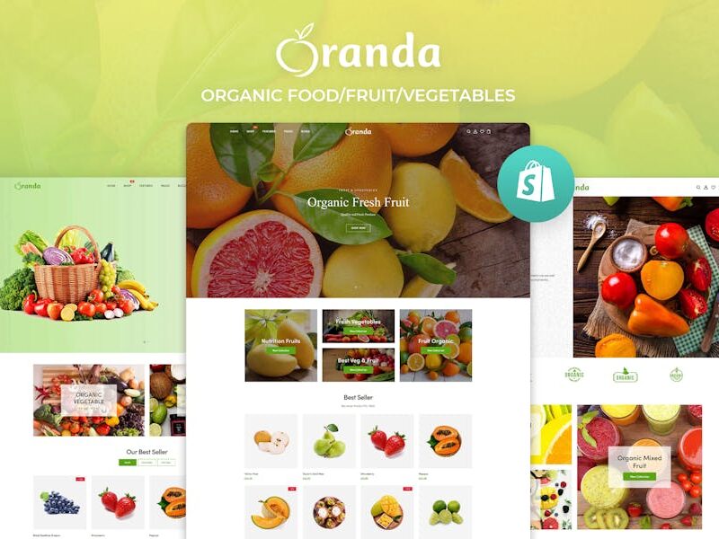 Oranda - Organic Food/Fruit/Vegetables eCommerce