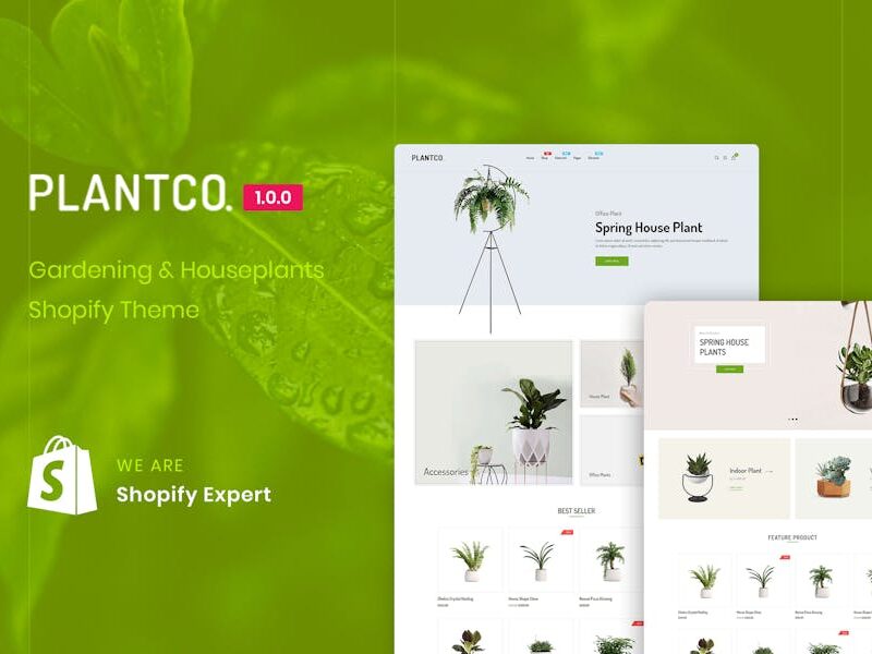 PLANTCO - Gardening & Houseplants Shopify Theme