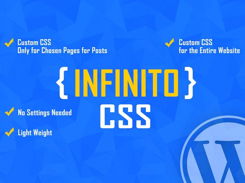 INFINITO - Custom CSS for Chosen Pages and Posts