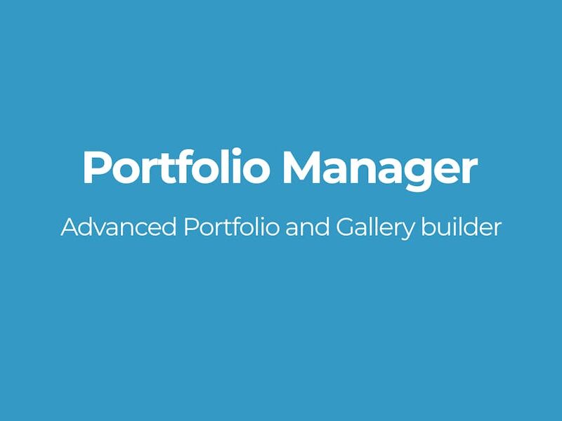 Portfolio Manager