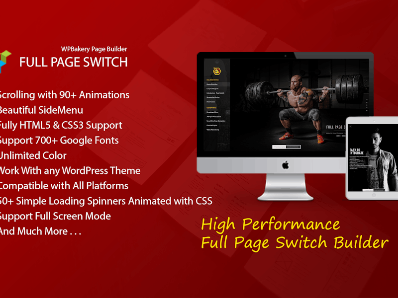 Full Page Switch - Addon For WPBakery Page Builder