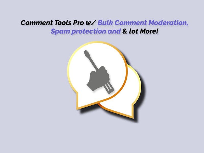 Comment Tools - Auto Moderation, Spam Protection