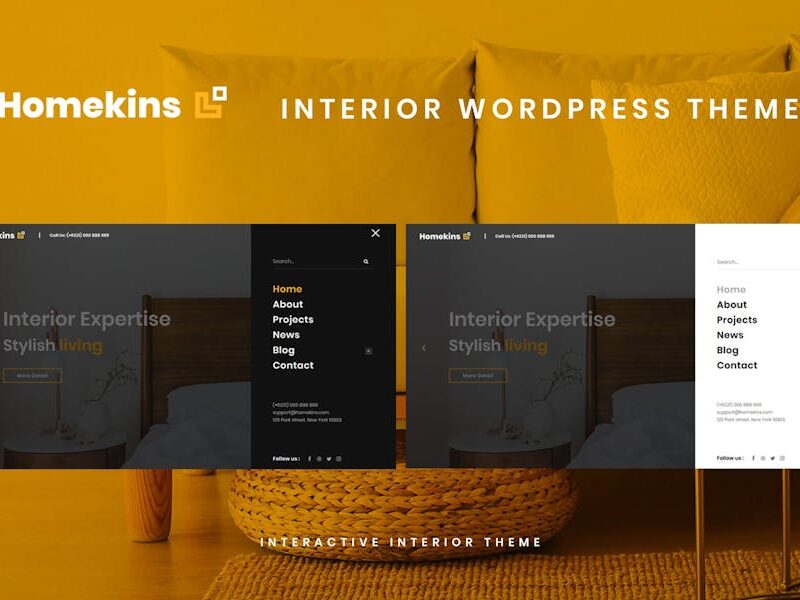 Homekins - Interior WordPress Theme