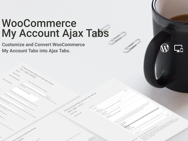 WooCommerce Myaccount AJAX Tabs