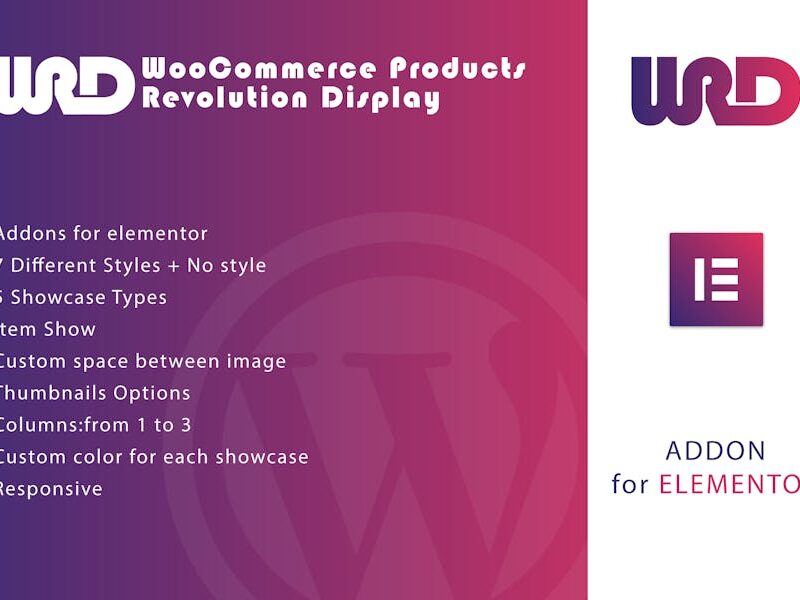 Woocommerce Products Revolution Display
