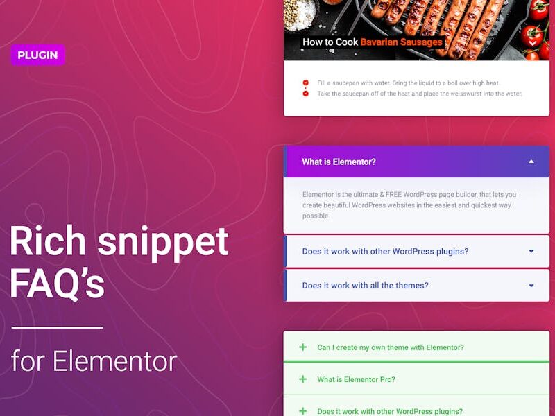 FAQ Accordions for Elementor