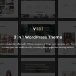 ViDi – 3 in 1 Creative WordPress Theme