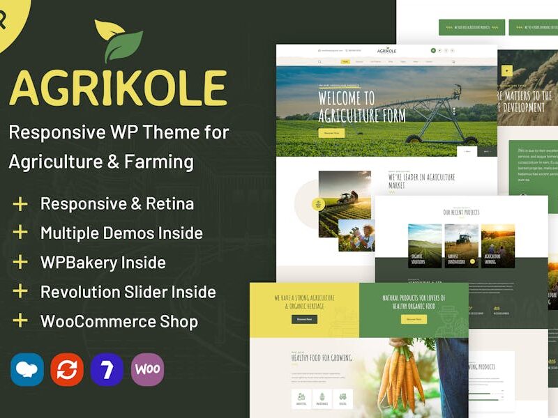 Agrikole | WordPress Theme for Agriculture Farms