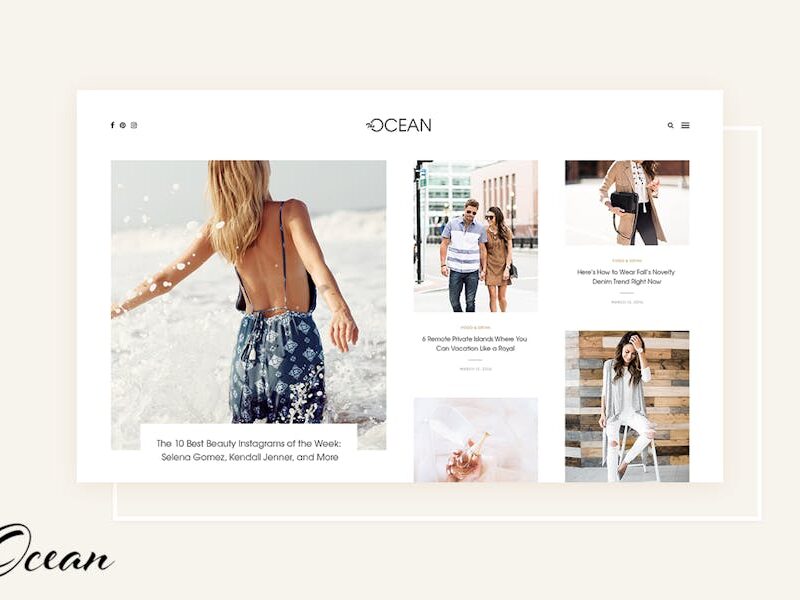 Ocean - Exquisite WordPress Blog